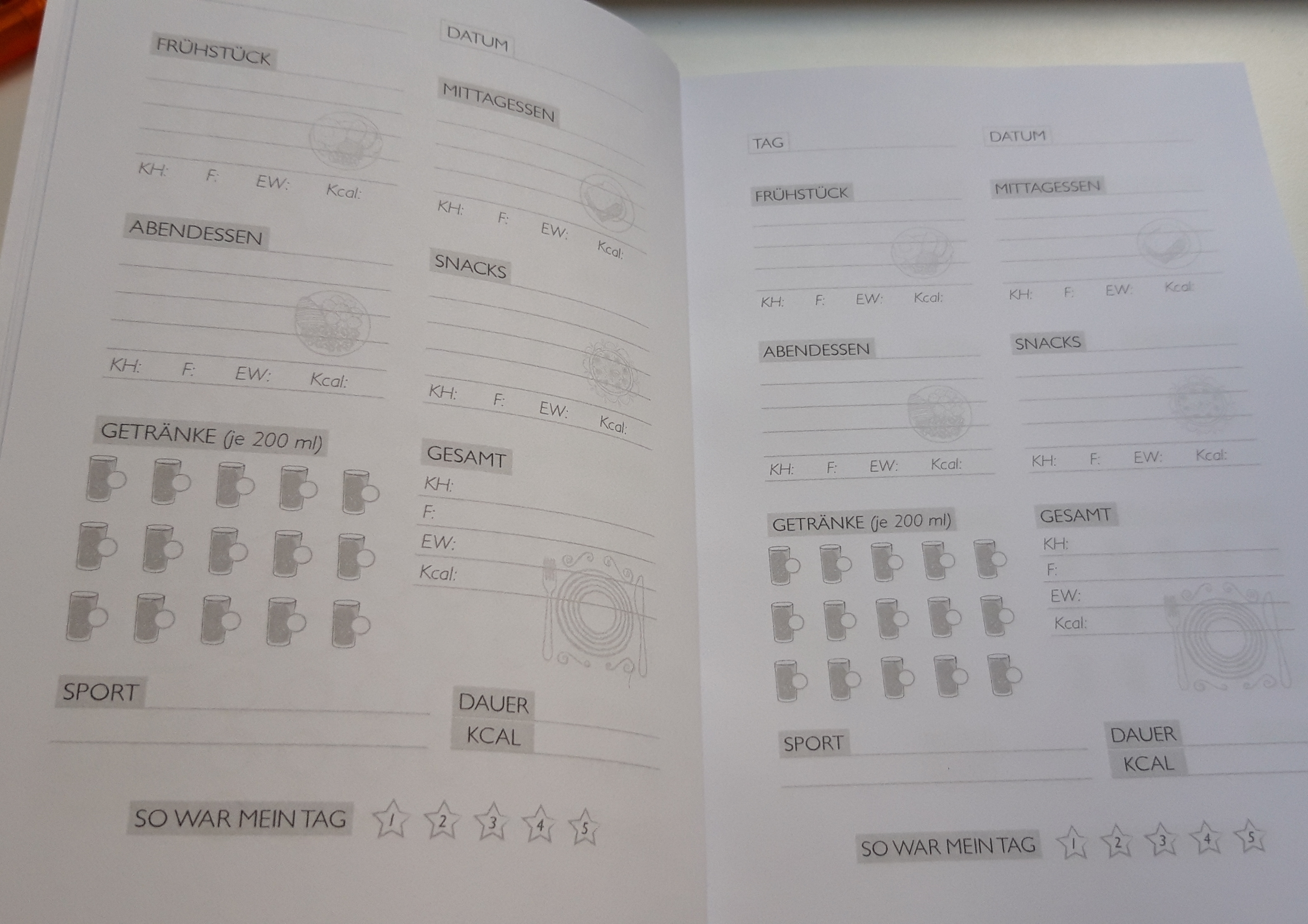 Ernährungstagebuch - Tracker