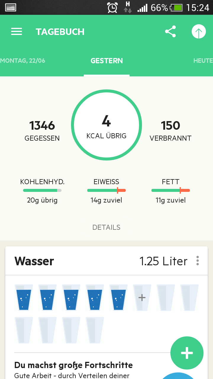 Lifesum - eine Kalorientrackingapp